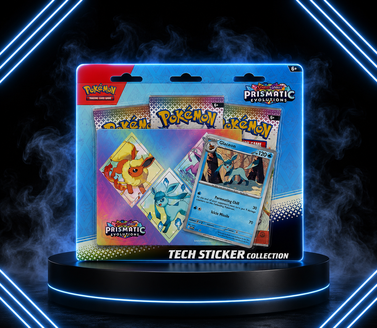 Prismatic evolution tech sticker collection